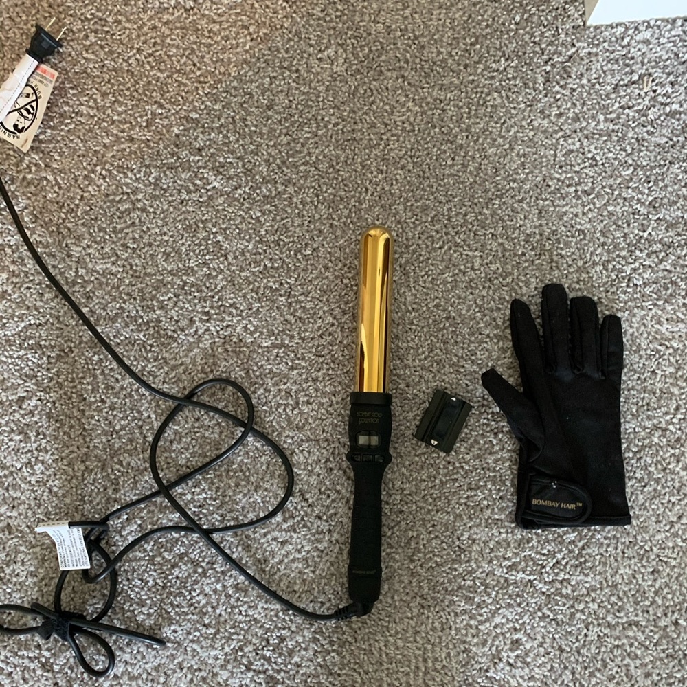 32mm BOMBAY GOLD CURLING WAND - USA & CANADA PLUG